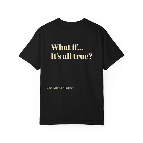 What if...? T-shirt | Black Minimal Question Tee